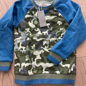 Miki Miette camo sweatshirt - NWT - blue and green
